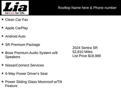 Used 2024 Nissan Sentra SR w/ SR Premium Package