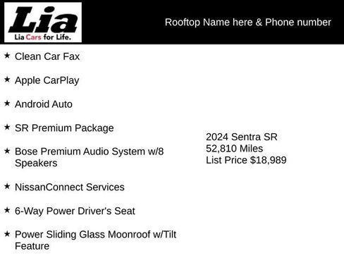 Used 2024 Nissan Sentra SR w/ SR Premium Package image 1