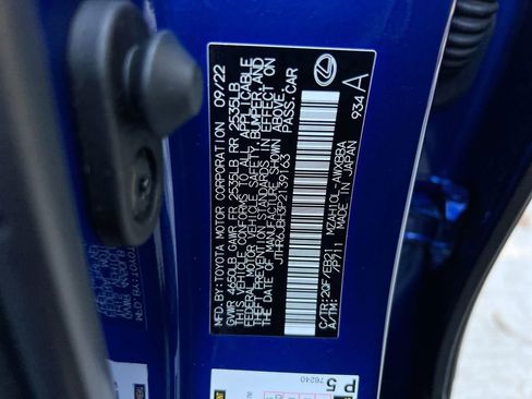 Certified 2023 Lexus UX 250h F Sport w/ Accessory Package (Z2) image 22