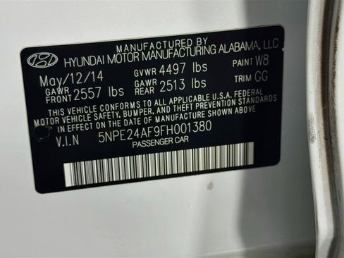 Used 2015 Hyundai Sonata SE FWD image 12