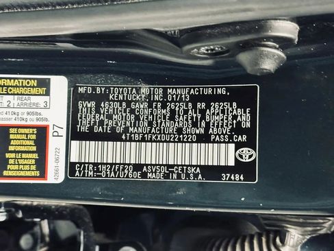 Used 2013 Toyota Camry SE FWD image 48