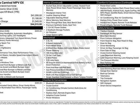 New 2026 Kia Carnival EX FWD image 28