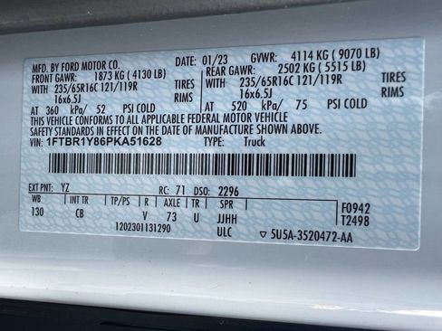 Used 2023 Ford Transit 250 Low Roof w/ Exterior Upgrade Package image 28