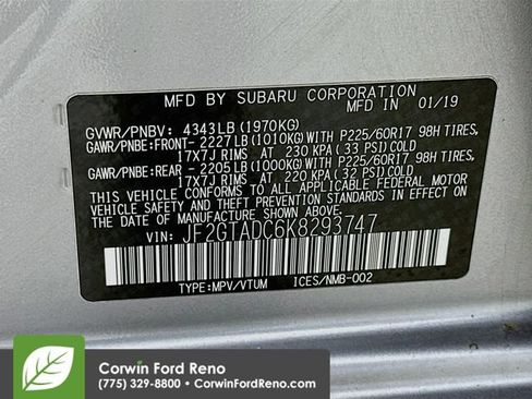 Used 2019 Subaru Crosstrek 2.0i Premium w/ Moonroof Package AWD/4WD image 31