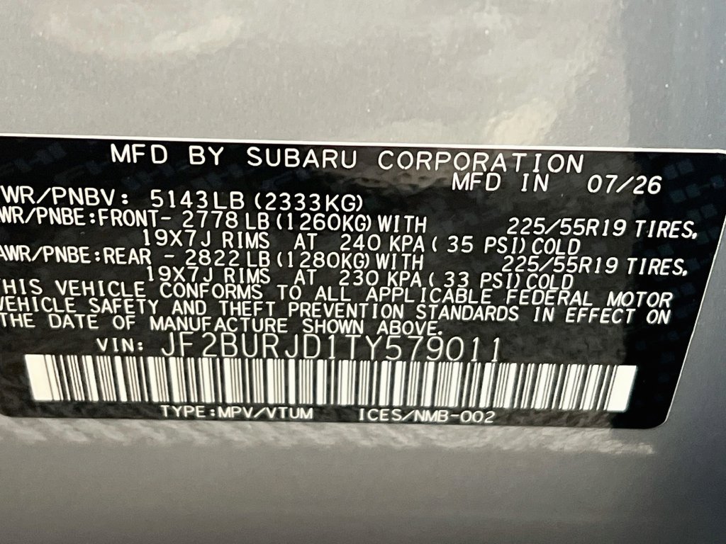 New 2026 Subaru Outback Touring XT AWD/4WD image 24