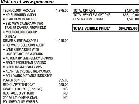 Used 2020 GMC Sierra 1500 Denali w/ Technology Package image 2
