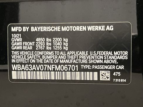 Used 2022 BMW 430i Gran Coupe w/ M Sport Package RWD image 26