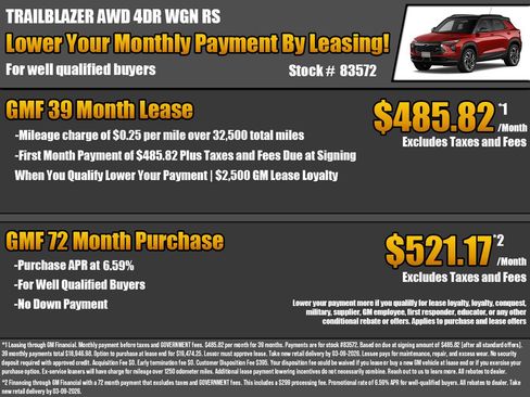 New 2026 Chevrolet TrailBlazer RS image 2