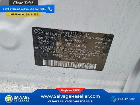 Used 2015 Hyundai Elantra SE w/ Option Group 02 FWD image 16