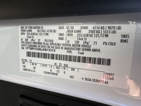 Used 2020 Ford Transit 250 Medium Roof RWD image 28