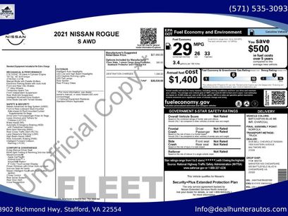 Used 2021 Nissan Rogue S