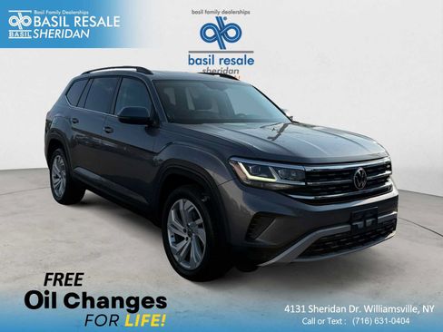 Used 2021 Volkswagen Atlas SE w/ Panoramic Sunroof Package AWD/4WD image 1