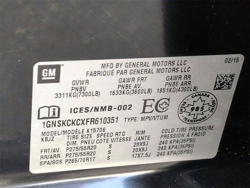 Used 2015 Chevrolet Tahoe LTZ image 35