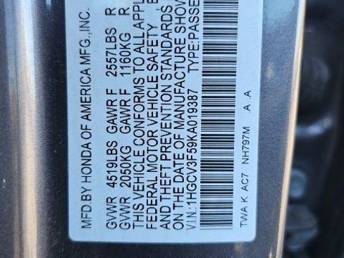 Used 2019 Honda Accord EX-L image 10