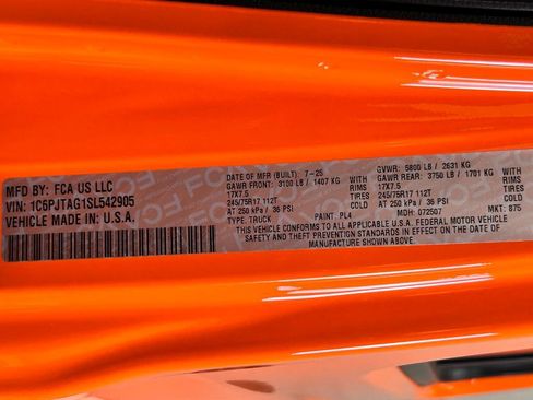 New 2025 Jeep Gladiator Sport image 27