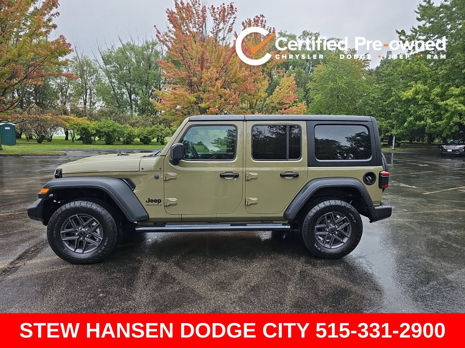 Used 2025 Jeep Wrangler Unlimited Sport AWD/4WD image 1