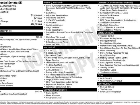 Certified 2023 Hyundai Sonata SE image 3
