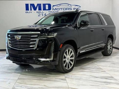 Used 2021 Cadillac Escalade ESV Premium Luxury Platinum w/ Heavy-Duty Trailer Package AWD/4WD image 2