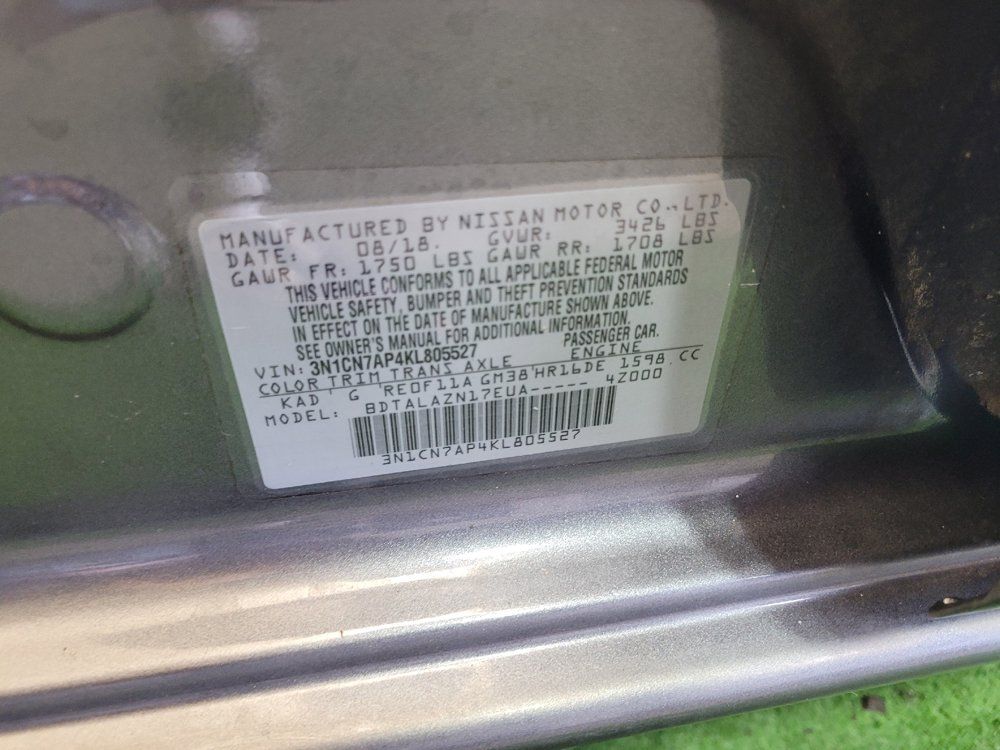 Used 2019 Nissan Versa S Plus FWD image 33