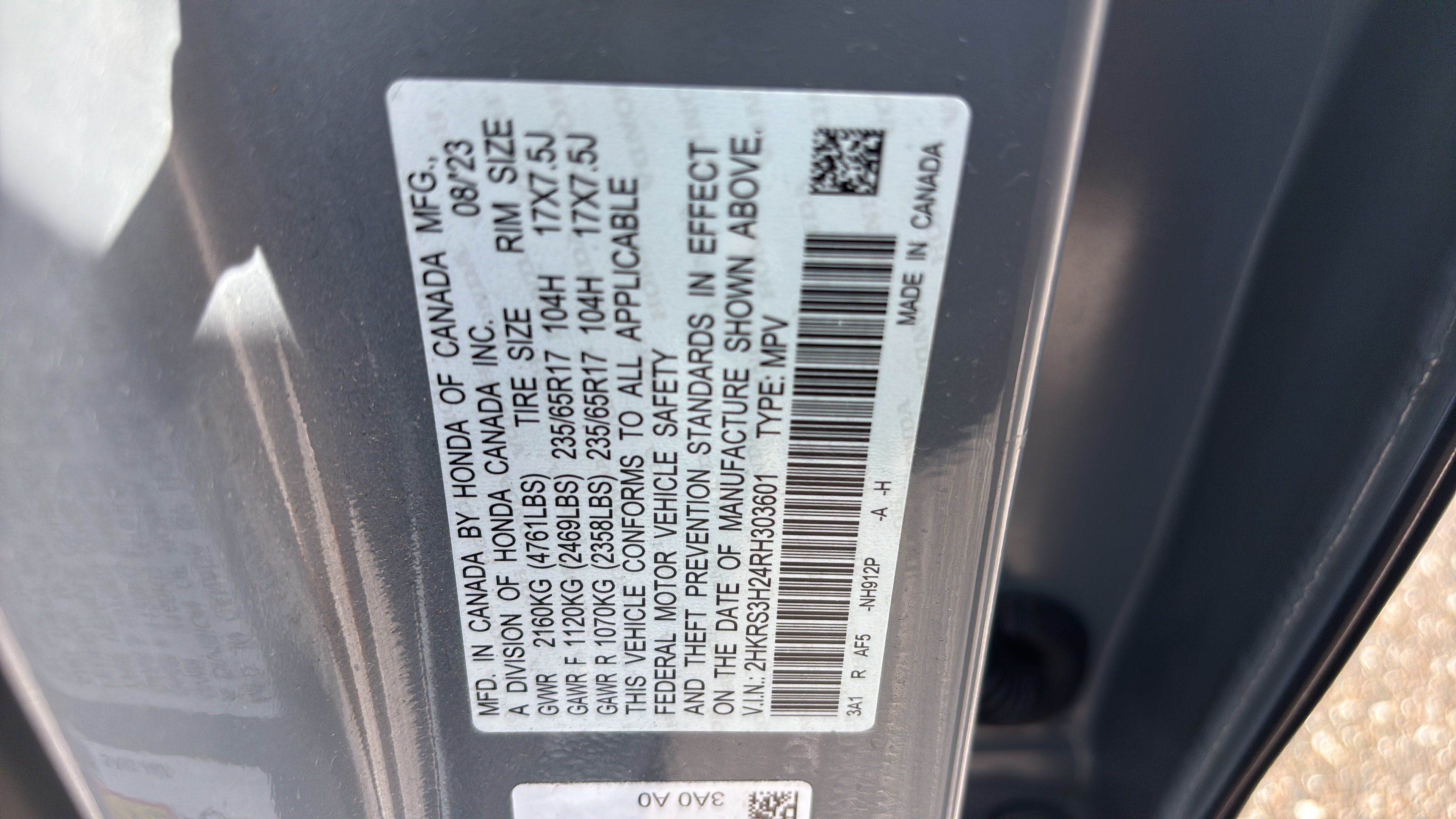 Used 2024 Honda CR-V LX image 16
