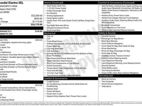 Used 2023 Hyundai Elantra SEL w/ Cargo Package image 23