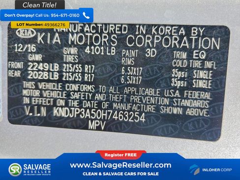 Used 2017 Kia Soul + w/ Audio Package FWD image 16