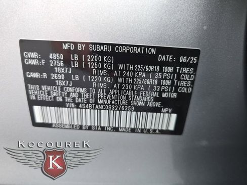 Used 2025 Subaru Outback Limited w/ Tech Package 3 image 29