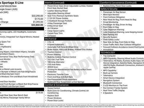 Certified 2025 Kia Sportage X-Line AWD/4WD image 2