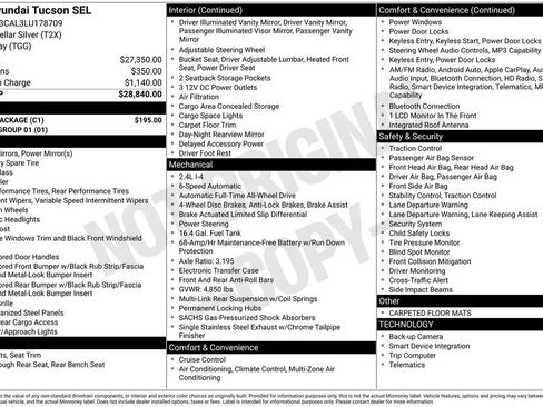 Used 2020 Hyundai Tucson SEL w/ Cargo Package image 6