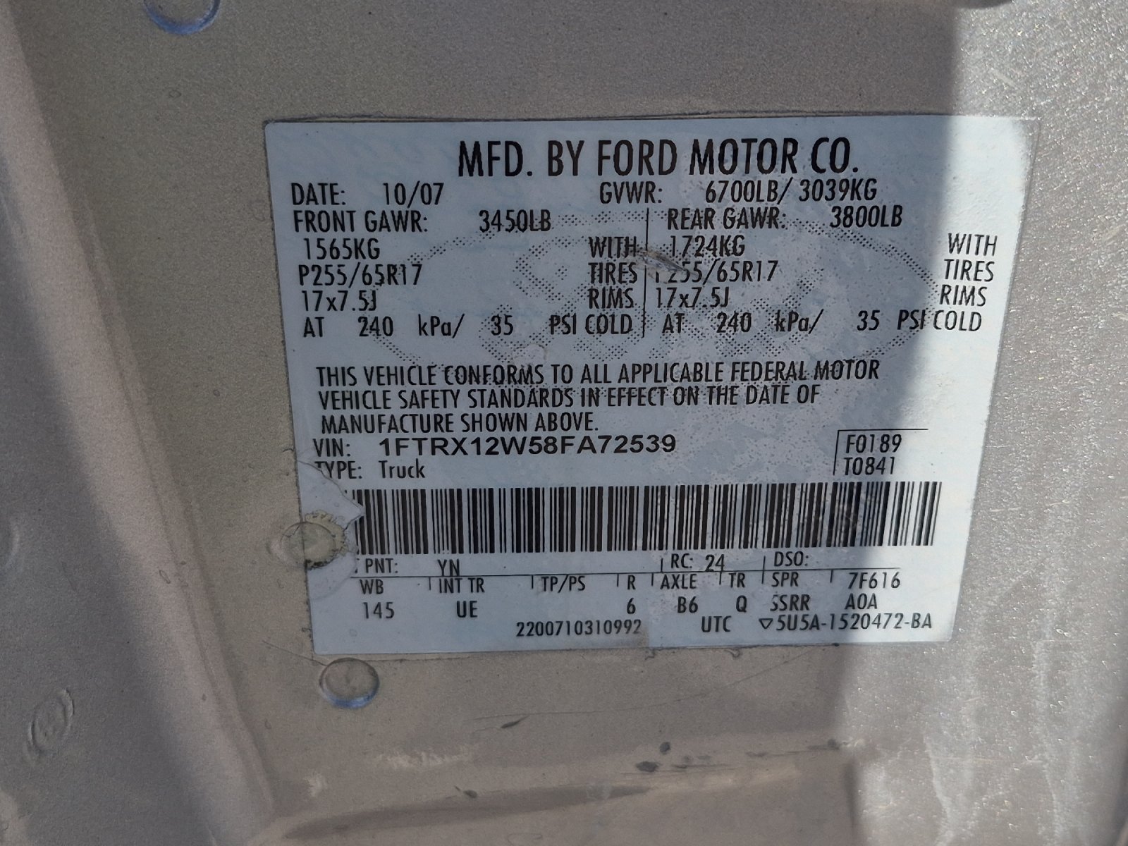 Used 2008 Ford F150 STX RWD image 22
