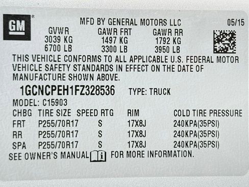 Used 2015 Chevrolet Silverado 1500 W/T w/ WT Fleet Convenience Package image 35