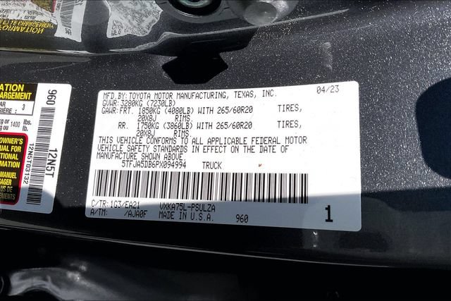 Used 2023 Toyota Tundra Limited AWD/4WD image 14