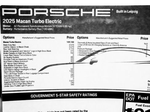 New 2025 Porsche Macan Turbo Electric image 31