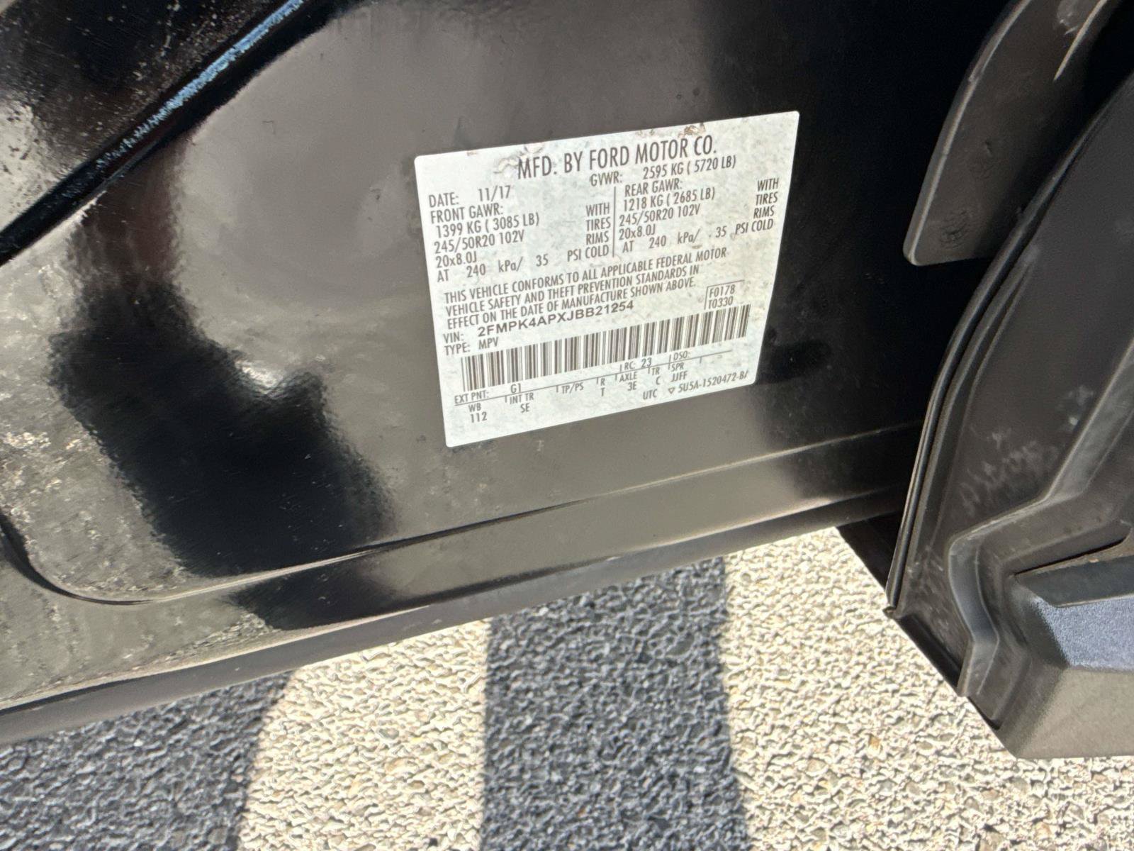Used 2018 Ford Edge Sport w/ Technology Package AWD/4WD image 27