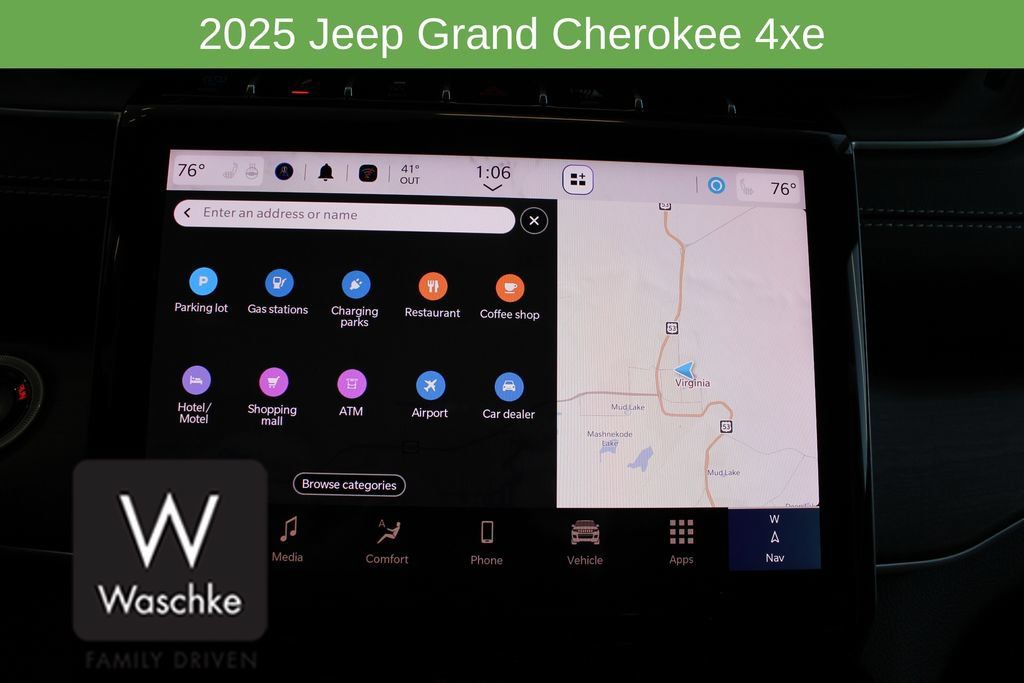 New 2025 Jeep Grand Cherokee Limited 4xe w/ Trailer Tow Package AWD/4WD image 60