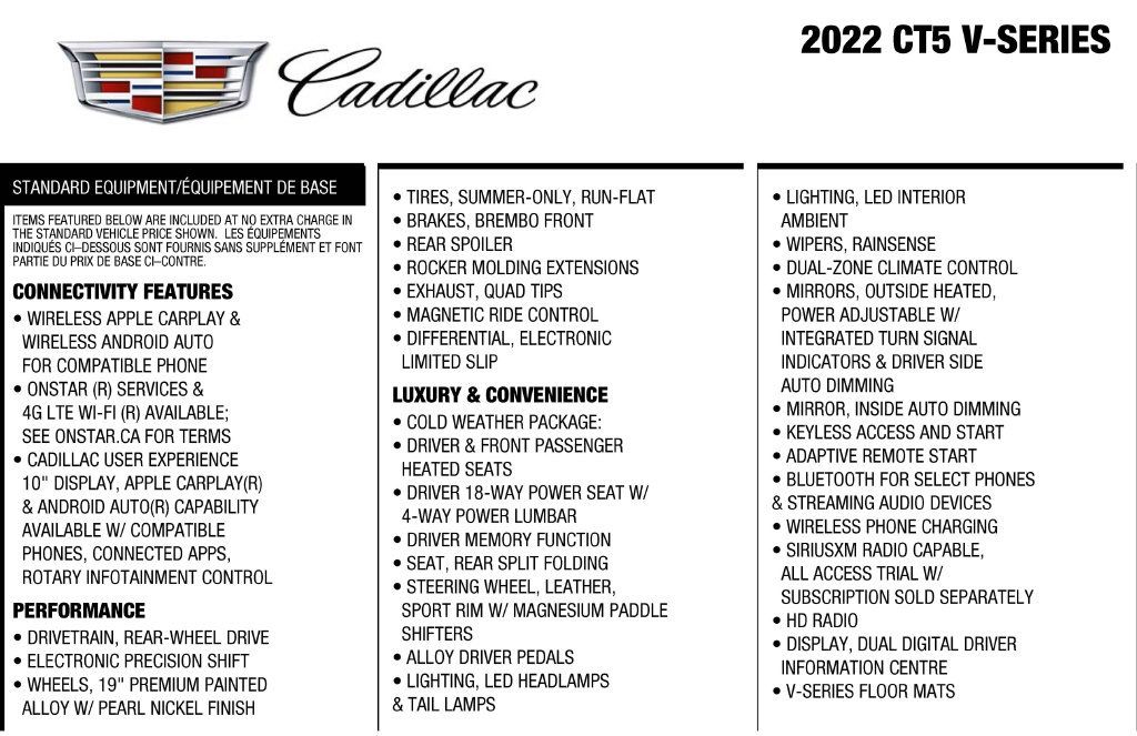 Used 2022 Cadillac CT5 V AWD/4WD image 3