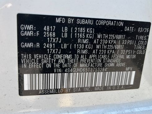 New 2026 Subaru Crosstrek 2.0i Premium AWD/4WD image 17