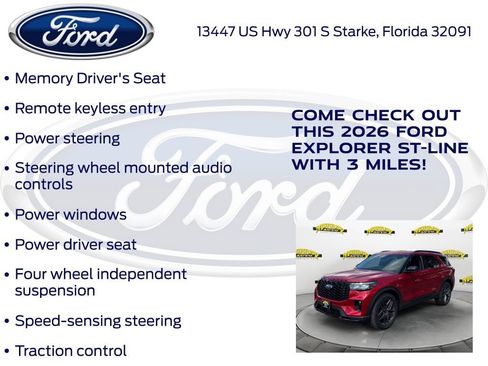 New 2026 Ford Explorer ST-Line RWD image 30