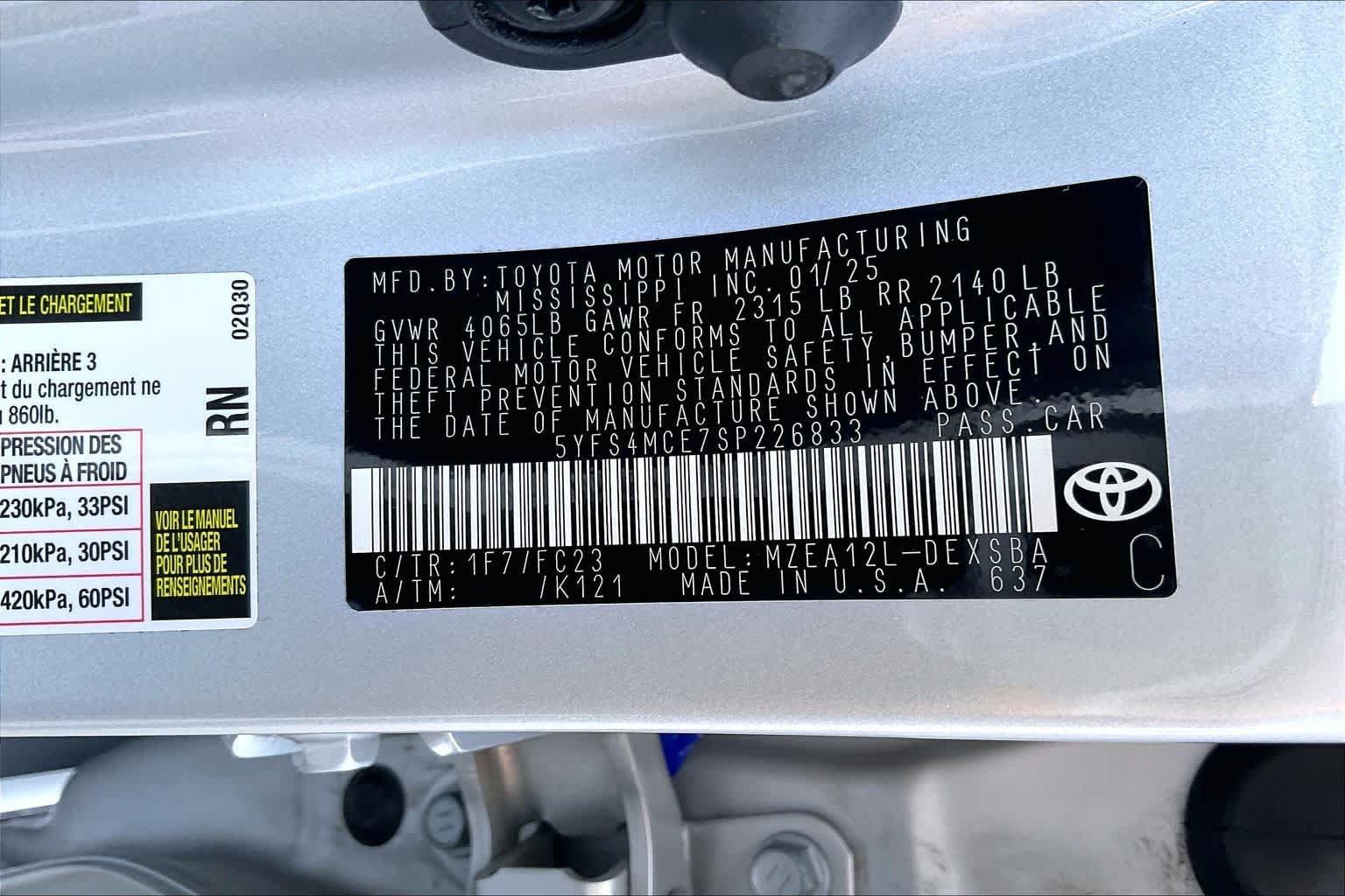 Used 2025 Toyota Corolla SE FWD image 34