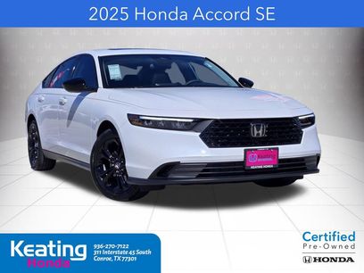 Certified 2025 Honda Accord SE