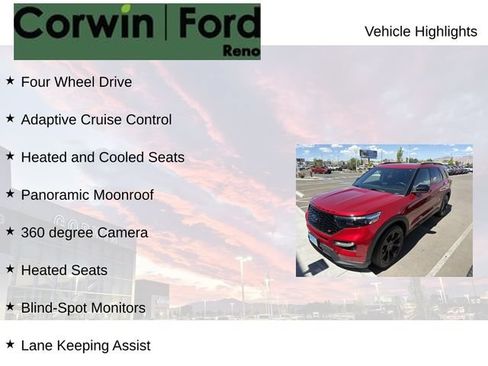 Used 2023 Ford Explorer ST w/ Equipment Group 401A AWD/4WD image 7