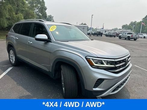 Used 2021 Volkswagen Atlas SEL AWD/4WD image 2