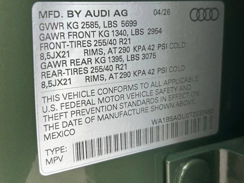 New 2026 Audi SQ5 Premium Plus AWD/4WD image 52