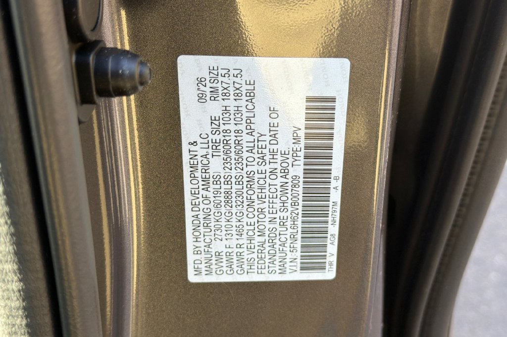 New 2027 Honda Odyssey EX-L image 37