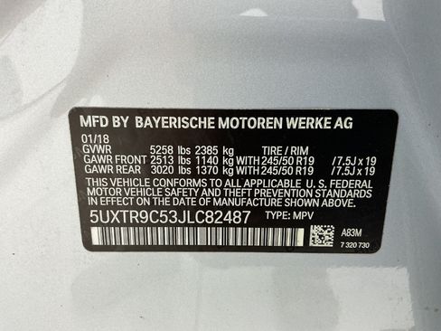 Used 2018 BMW X3 xDrive30i AWD/4WD image 53
