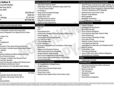 Used 2024 Kia Seltos S image 15