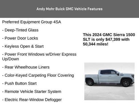 Used 2024 GMC Sierra 1500 SLT w/ SLT Convenience Package AWD/4WD image 8