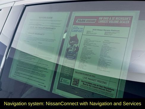 Used 2025 Nissan Murano Platinum w/ Cargo Package image 13