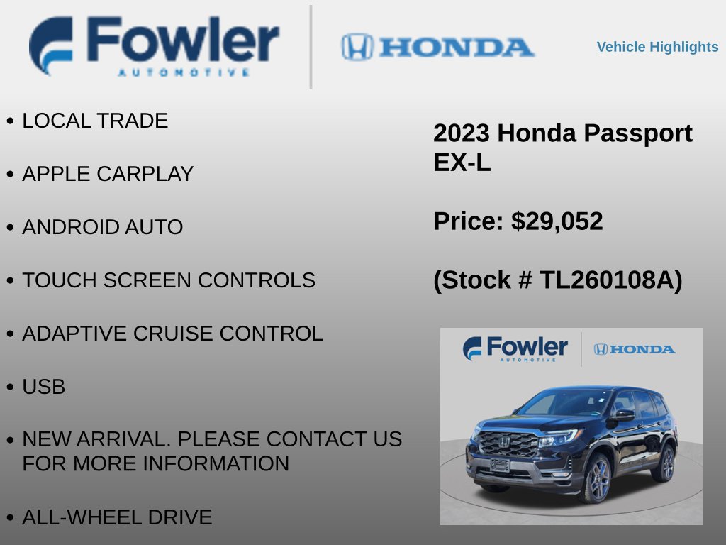Used 2023 Honda Passport EX-L image 8