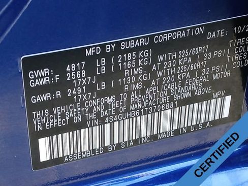 Certified 2026 Subaru Crosstrek 2.5i w/ Convenience Package #1 AWD/4WD image 18